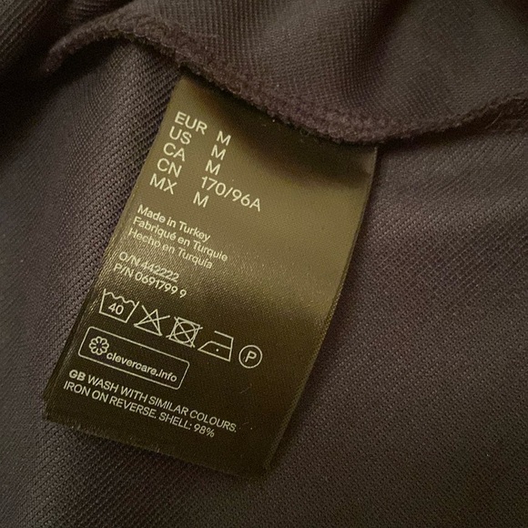 Navy Blue A Line Dress. Cutout/Lace Detail. H&M. Size Medium - Picture 7 of 10